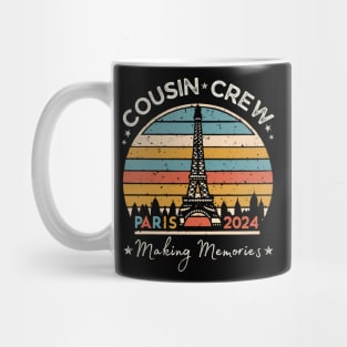 Cousin Crew Paris France Making Memories 2024 Men Women Kid Mug